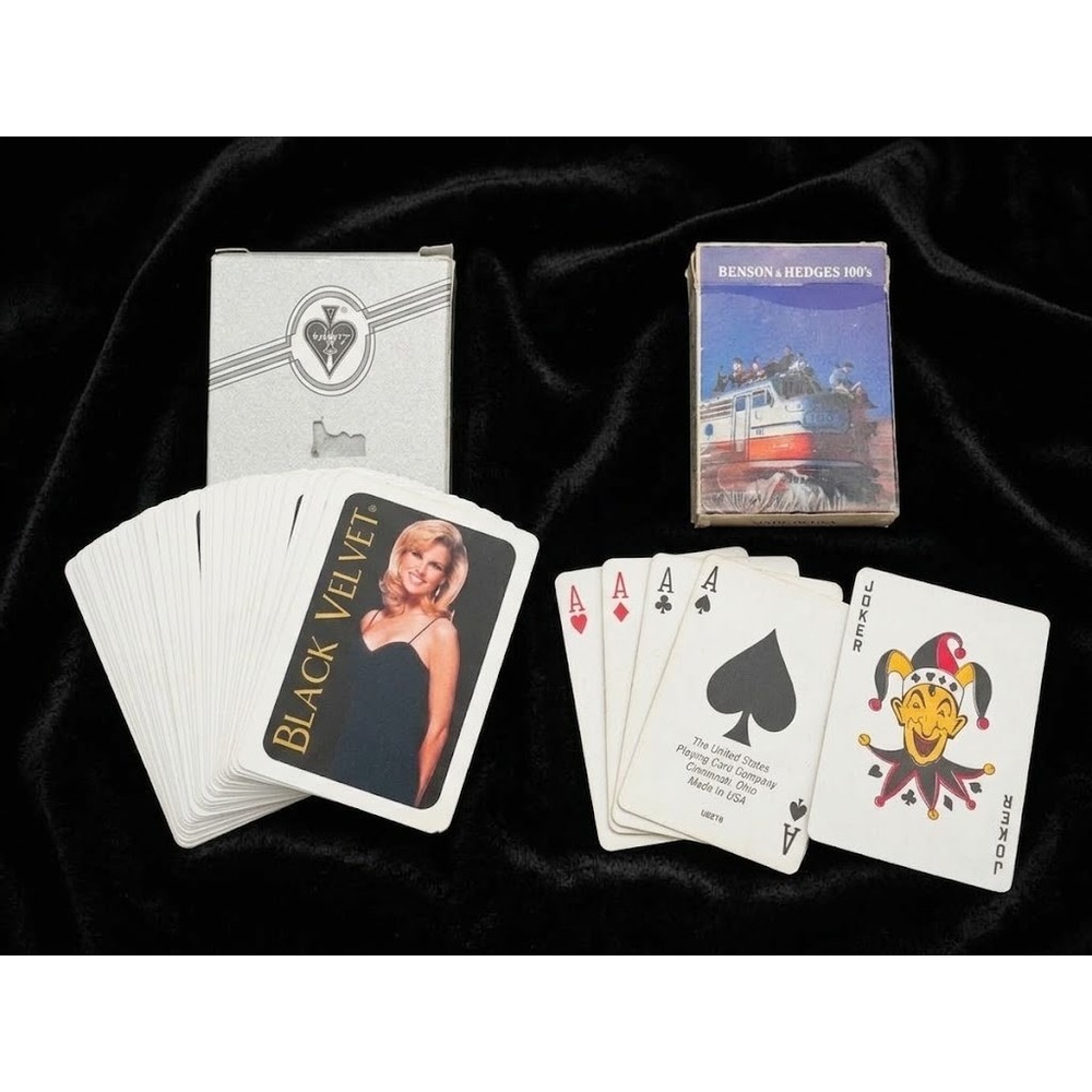 Collectible 1995 Philip Morris Benson & Hedges Cigarette Promo Playing Cards